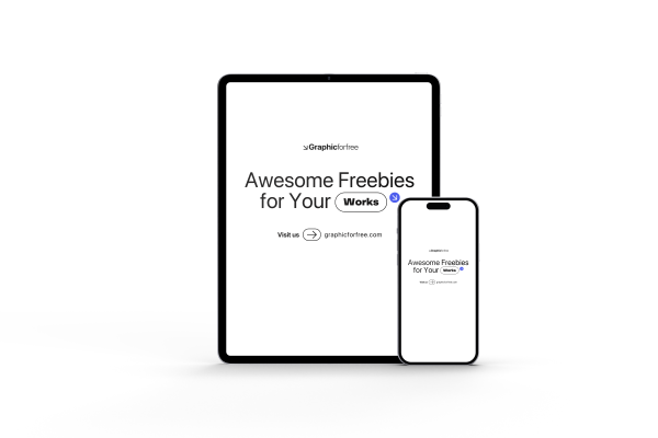 graphic forfree-ipad And Iphone 14 Pro Mockup