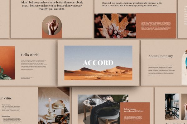 graphic for free - Accord Free Presentation Template