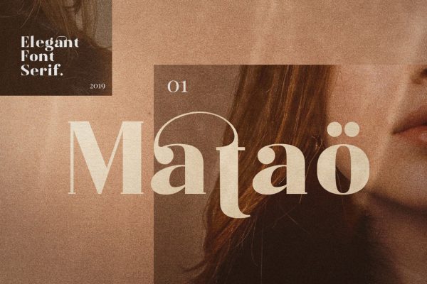 graphic for free -Mataö - Elegance Font Serif