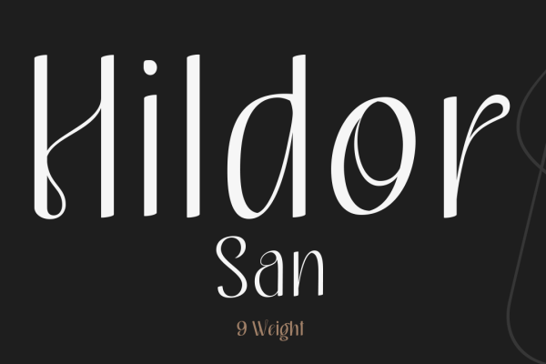 graphic for free - Hildor San Font