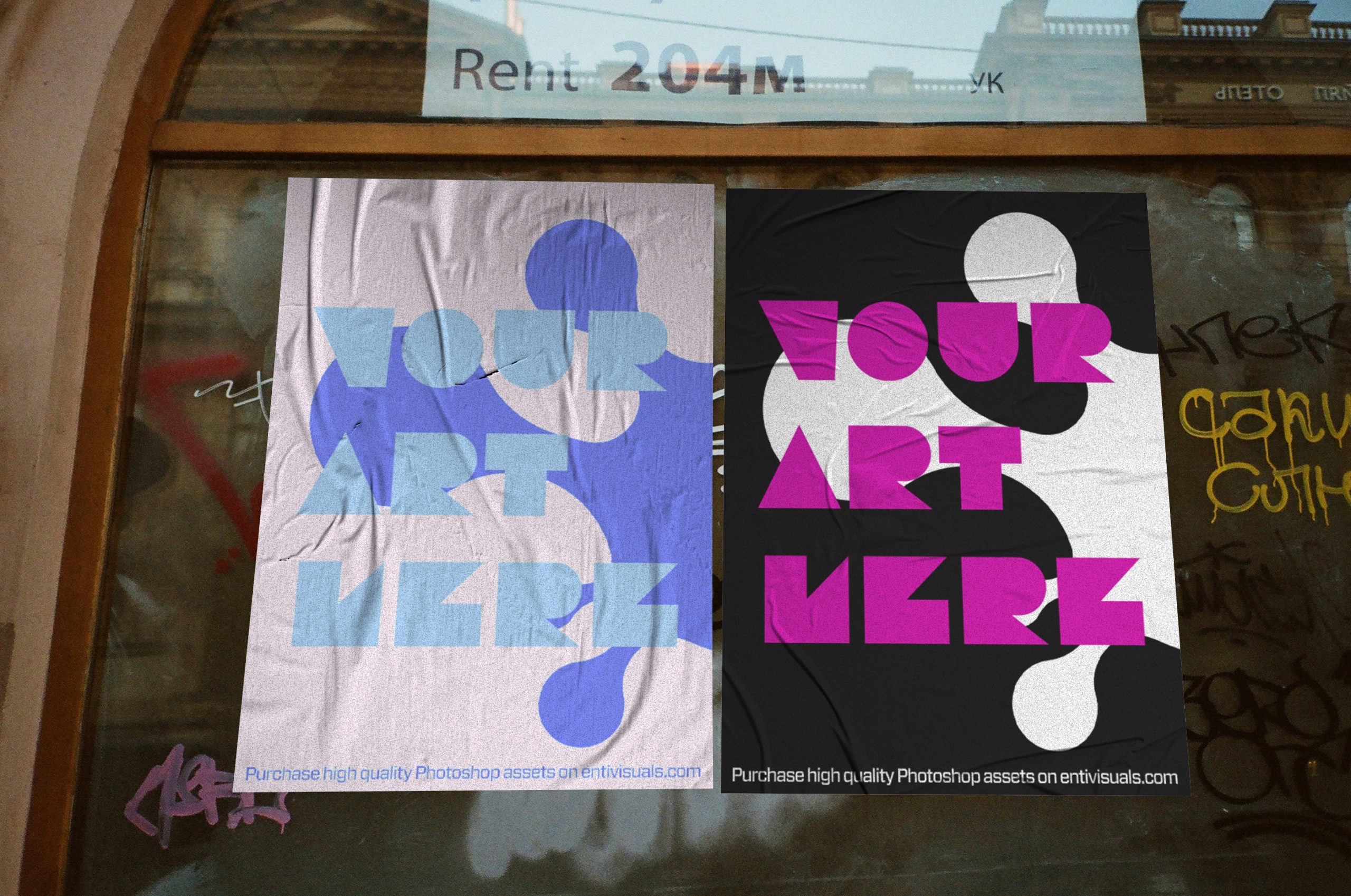 Street Poster Mockup Graphic For Free