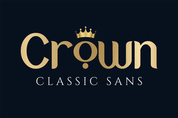 graphic for free - Crown Display Font