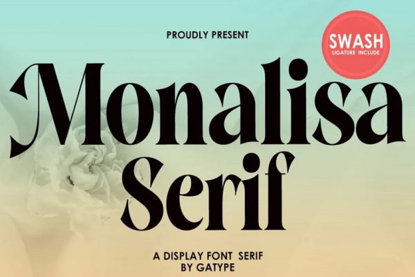 graphic for free - Monalisa Serif Font