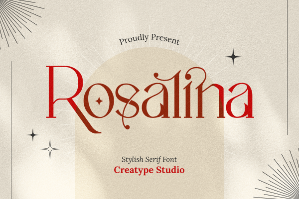 graphic for free - Rosalina Stylish Serif Font