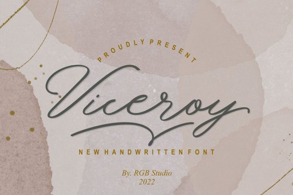 graphic for free - Viceroy Stylish Modern Script