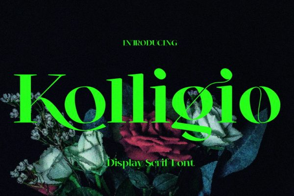 graphic for free - Kolligio Serif Font