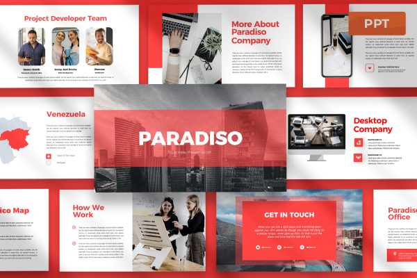 graphic for free - Paradiso Powerpoint Template