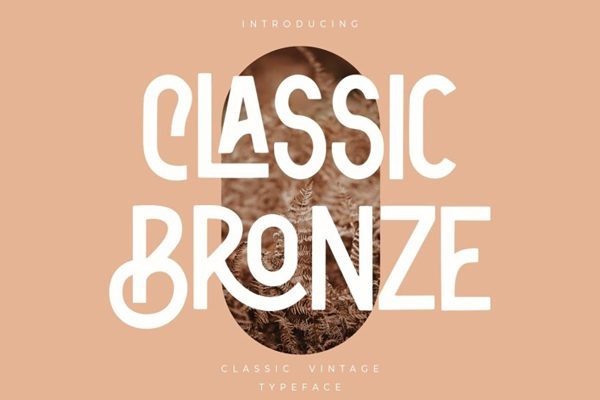 graphic for free - Classic Bronze Font