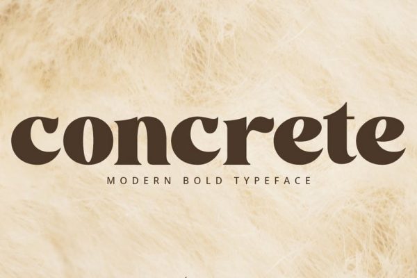 graphic for free - Concrete Font