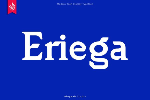 graphic for free - Eriega Font