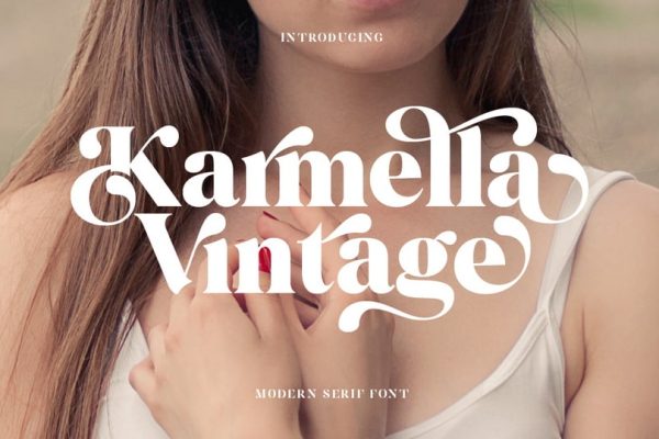graphic for free - Karmella Font