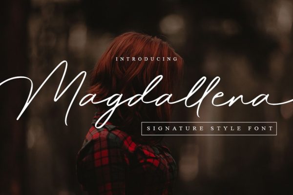 graphic for free- Magdallena Script Font