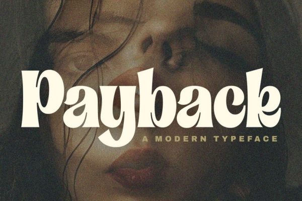 graphic for free - Payback – Modern Serif Font