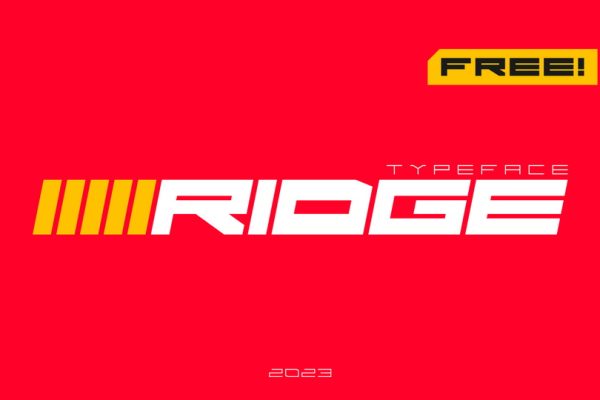 graphic for free - Ridge Font