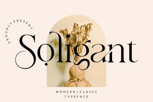graphic for free - Soligant - Display Serif Font