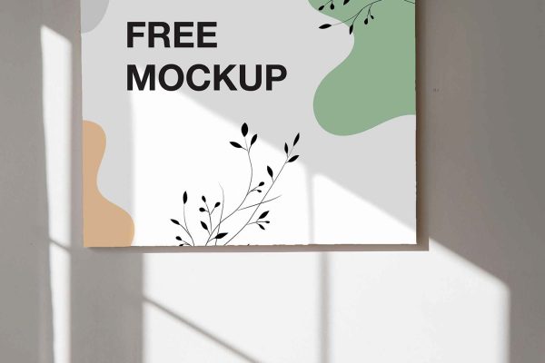 graphic for free - Square Canvas Mockup