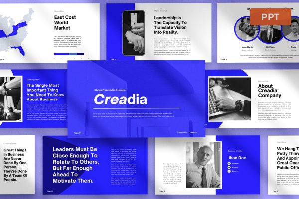 graphic for free - Creadia Powerpoint Presentation