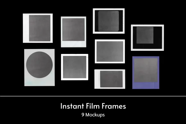 graphic for free - Instant Film Frames Freebie