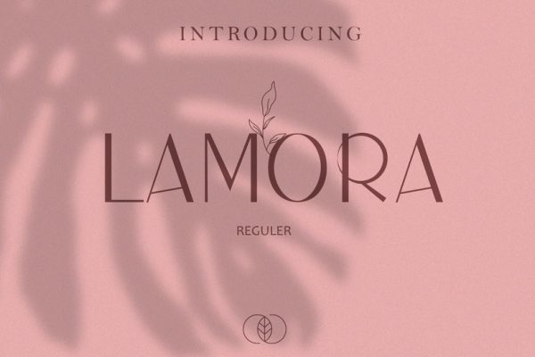 graphic for free - Lamora Font