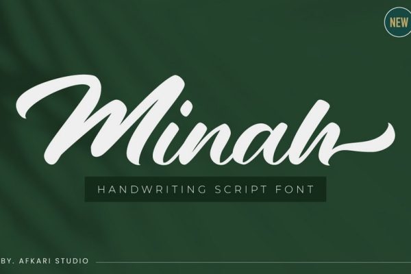 graphic for free - Minah Handwriting Script Font