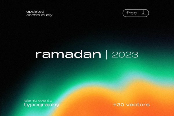 graphic for free - Ramadan 2023 Free Typography