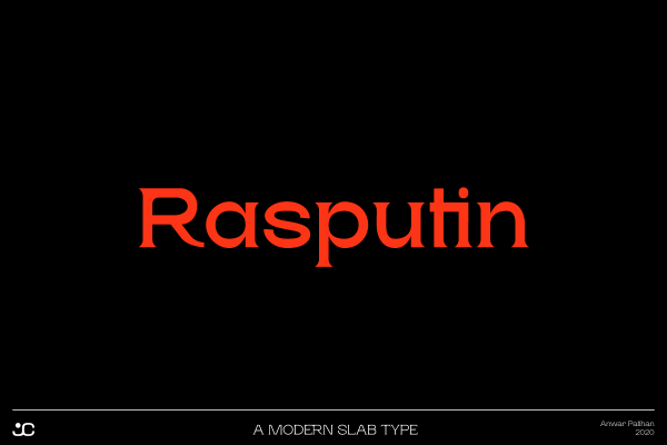 graphic for free - Rasputin Slab Serif Font