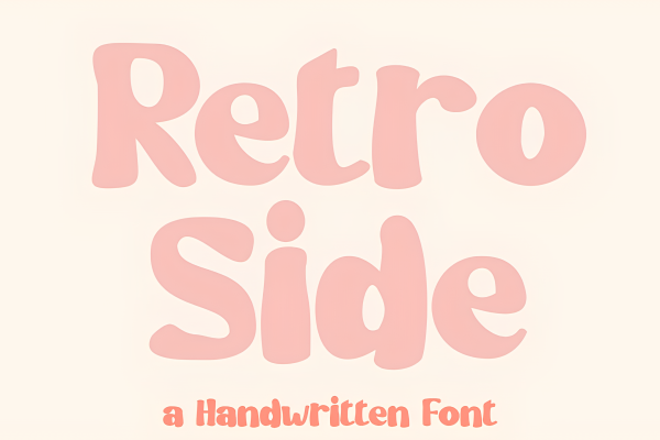 graphic for free - Retro Side Font