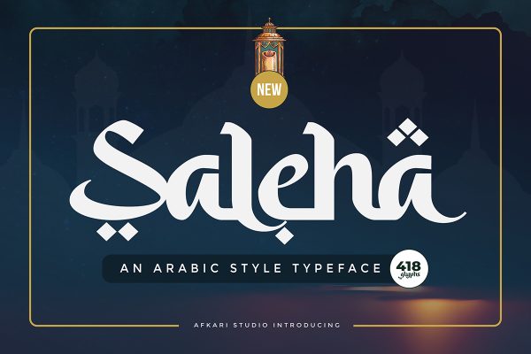 graphic for free - Saleha Arabic Style Typeface