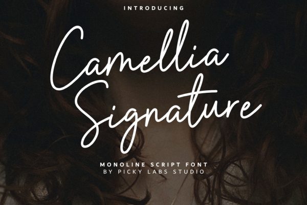 graphic For free - Camellia Signature Font
