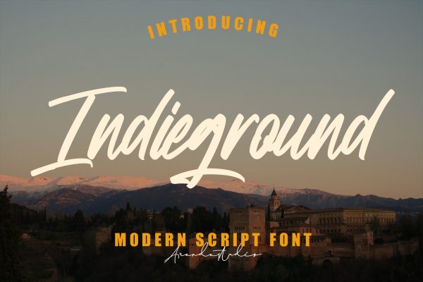 graphic for free - Indieground Font