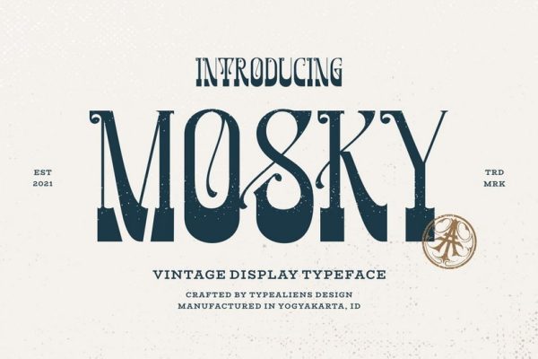 graphic for free - Mosky Font