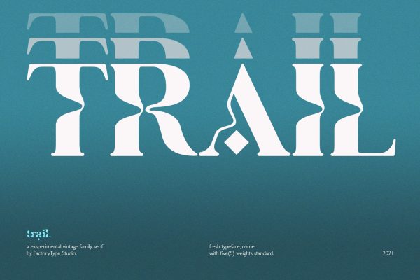 graphic for free - Trail Free Font