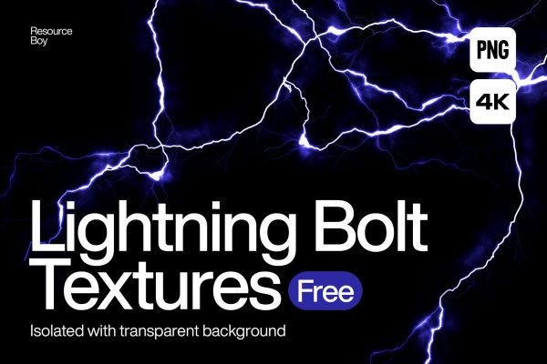 graphic for free - 100 Lightning Bolt Textures