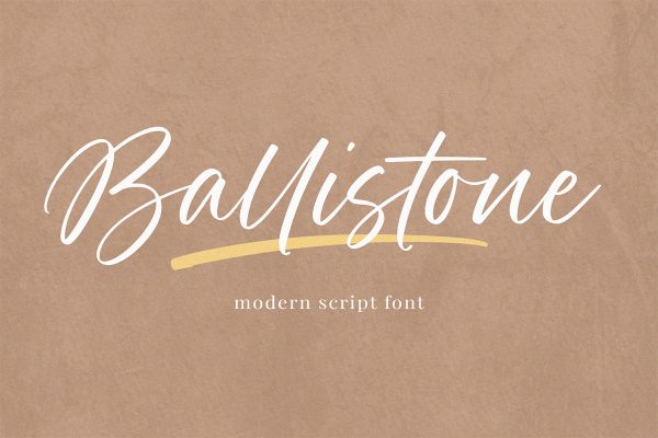 graphic for free - Ballistone Script Font