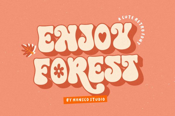 graphic for free - Enjoy Forest Font