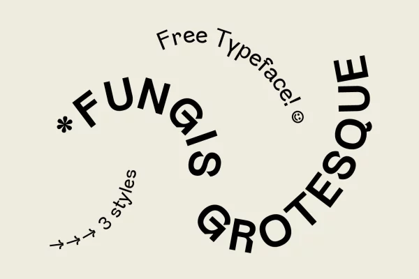 graphic for free - Fungis Grotesque Font