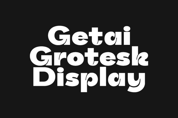 graphic for free - Getai Grotesk Font