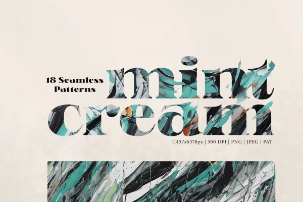 graphic for free - MintCream FREE Seamless Patterns