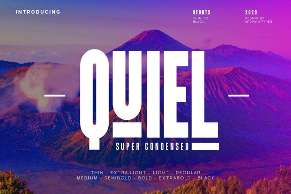 graphic for free - Quiel Display Font