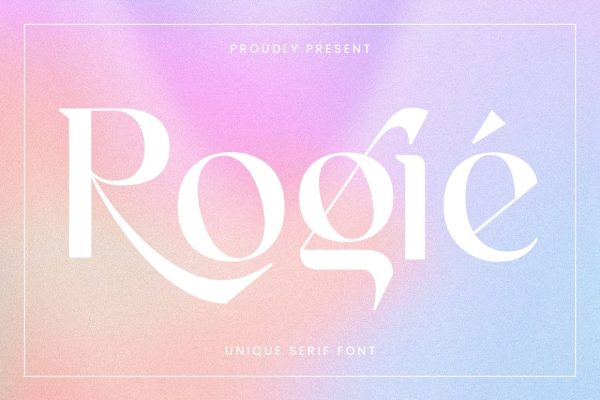 graphic for free - Rogie Modern Display Serif