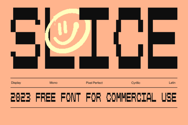 graphic for free - Slice Mono Font