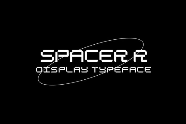 graphic for free - Spacer R Font