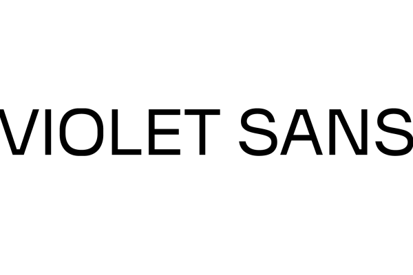graphic for free -Violet Sans Font
