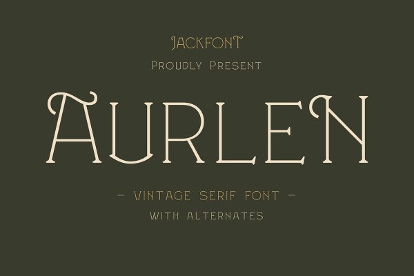 graphic for free - JF Aurlen Vintage Font