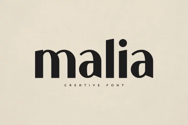 graphic for free - Malia Font