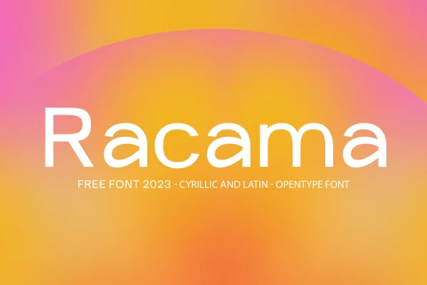 graphic for free - Racama Font