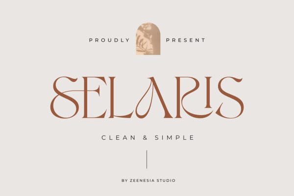 graphic for free - Selaris Font