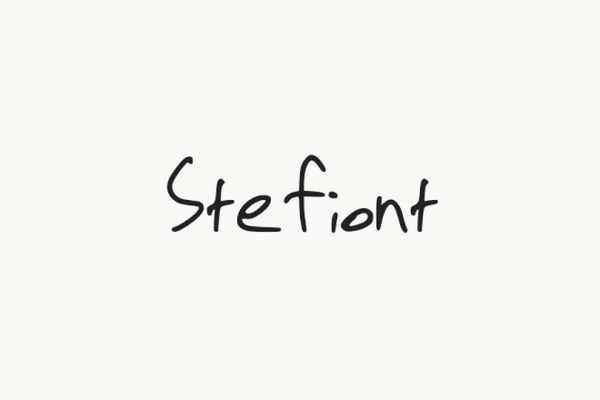 graphic for free - Stefiont Font