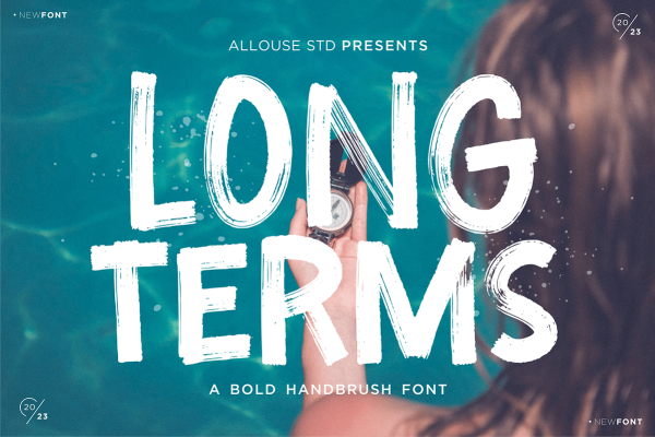 graphic for free - Longterms Display Font