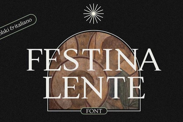 graphic for free - Festina Lente Font